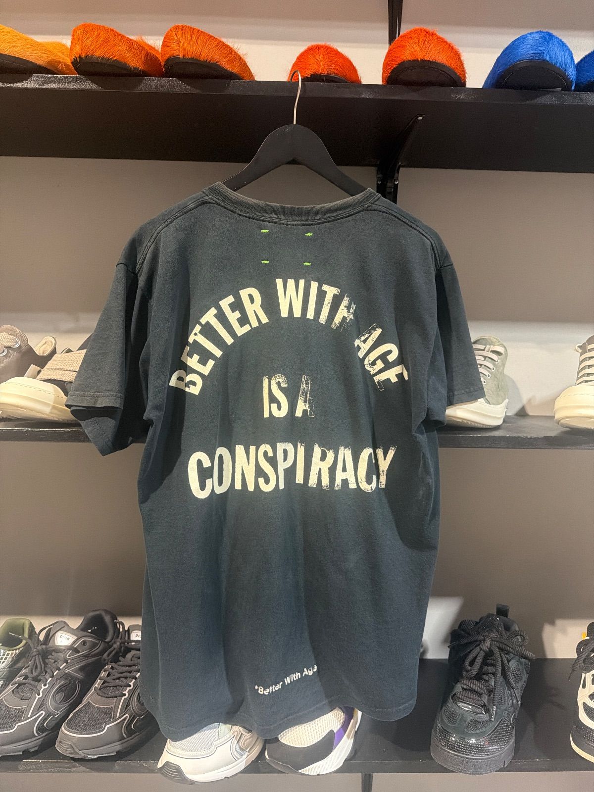 Better With Age Protest Tee Black