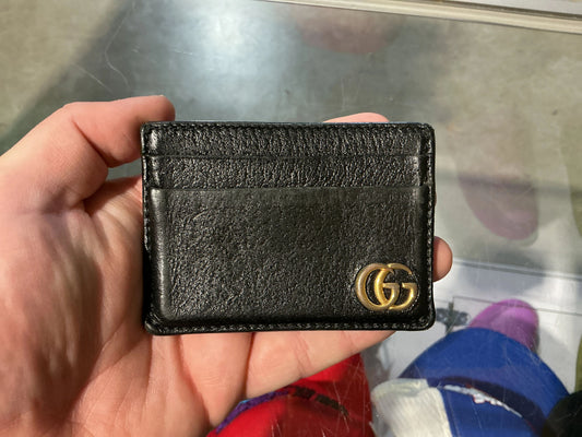 Gucci Black Card Holder - Pre-Owned