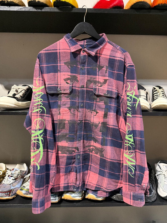 4AM Black/Navy Flannel Longsleeve
