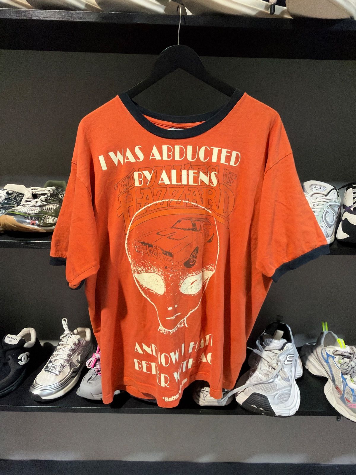 Better With Age Abducted By Aliens Ringer Tee