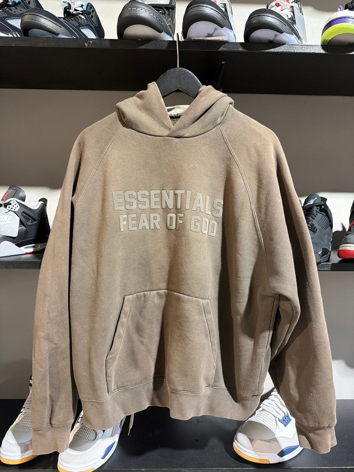 Essentials Off Black Hoodie Sz S - Pre-Owned