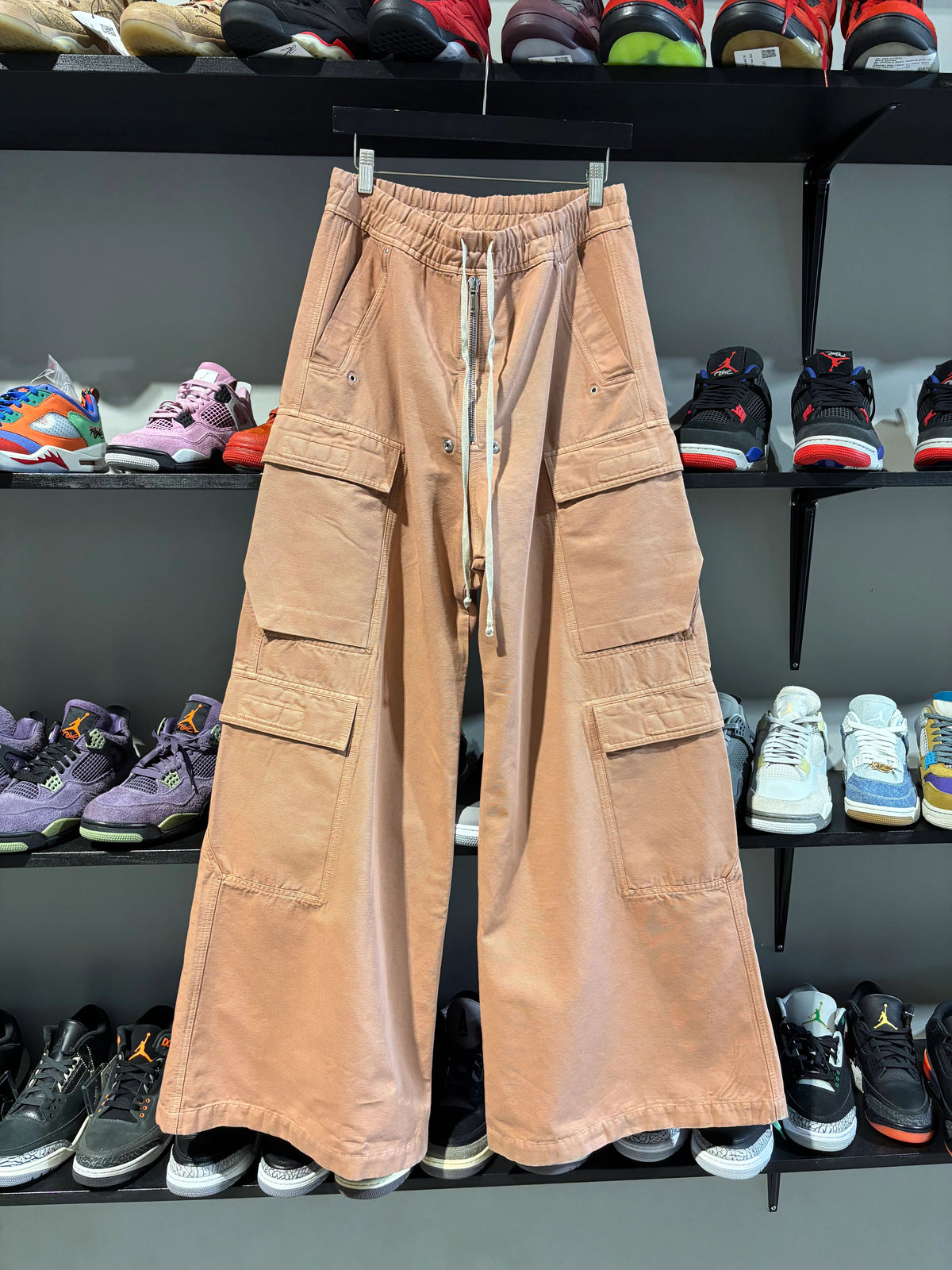 Pink Rick Owens Bela Cargo Pants - Pre-Owned