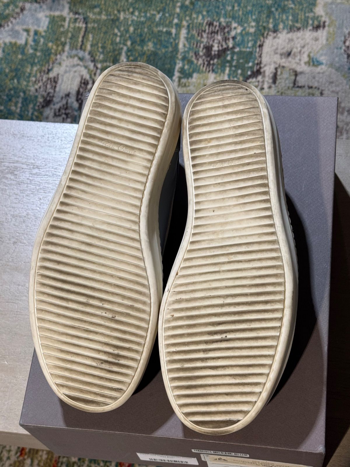 Rick Owens Baby Blue Vintage Sneaker - Pre-Owned