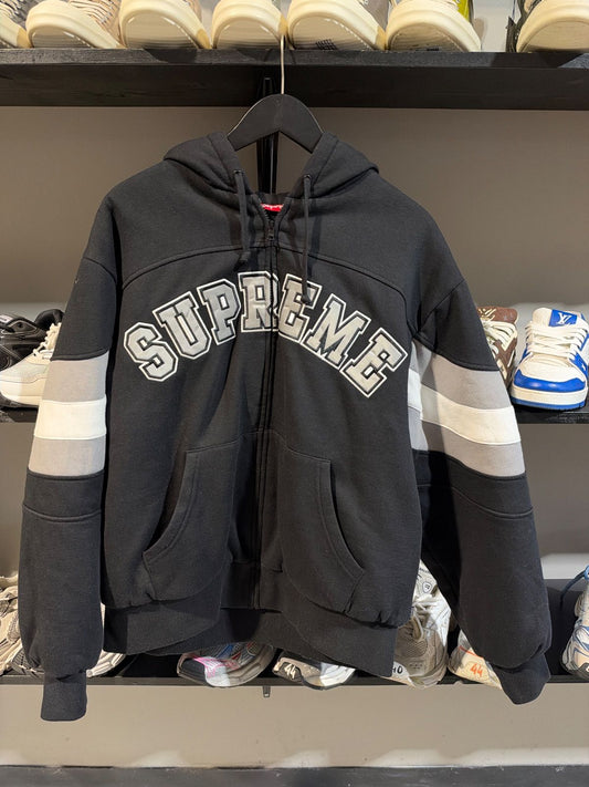 Supreme Filled Zip Up Hooded Sweatshirt Black
