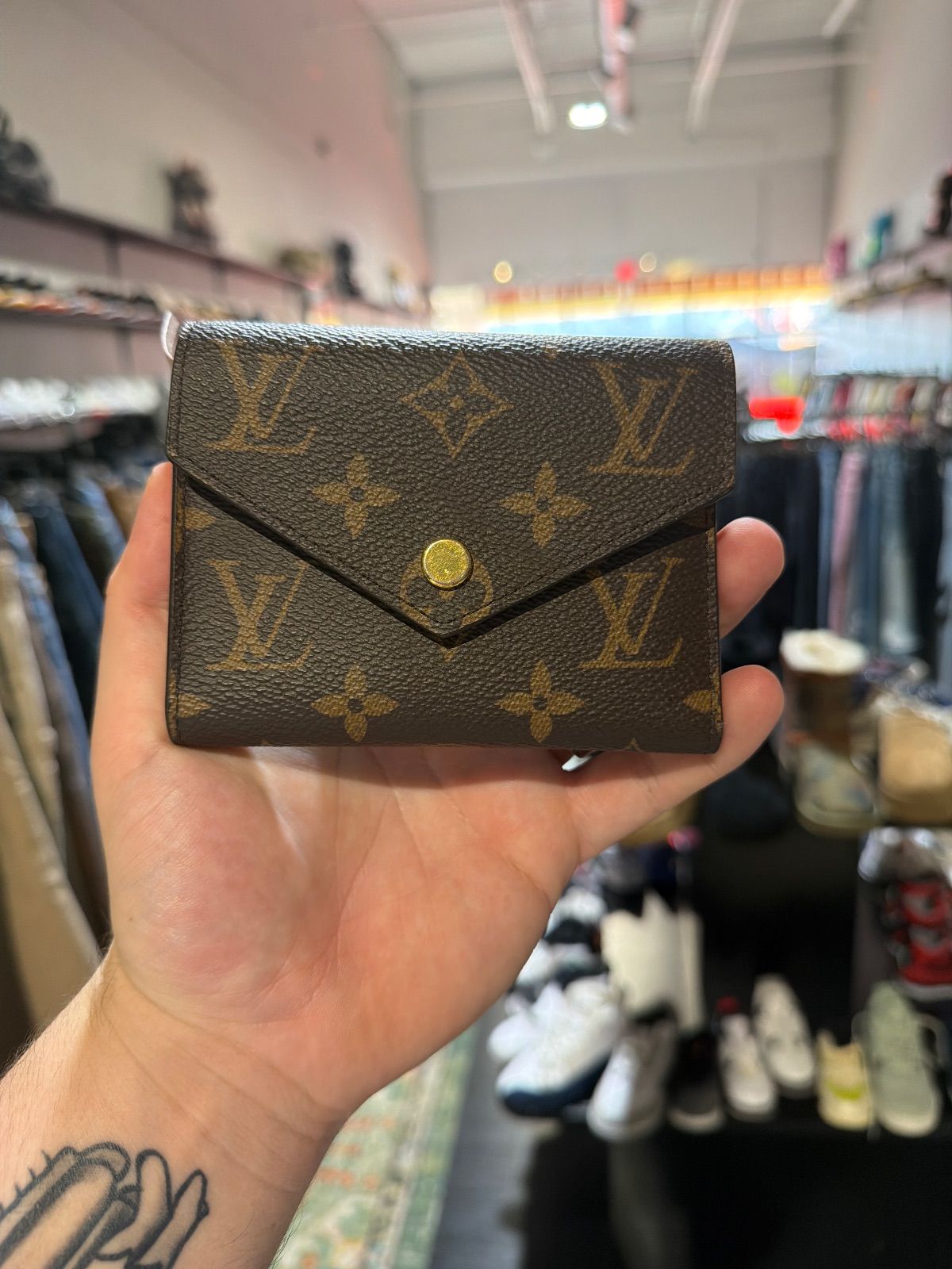Louis Vuitton Brown Victorine Wallet