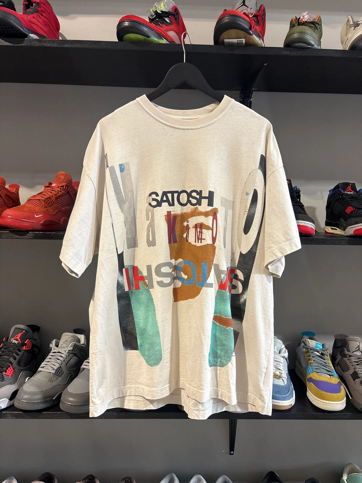 Satoshi Nakamoto Upside Tee White