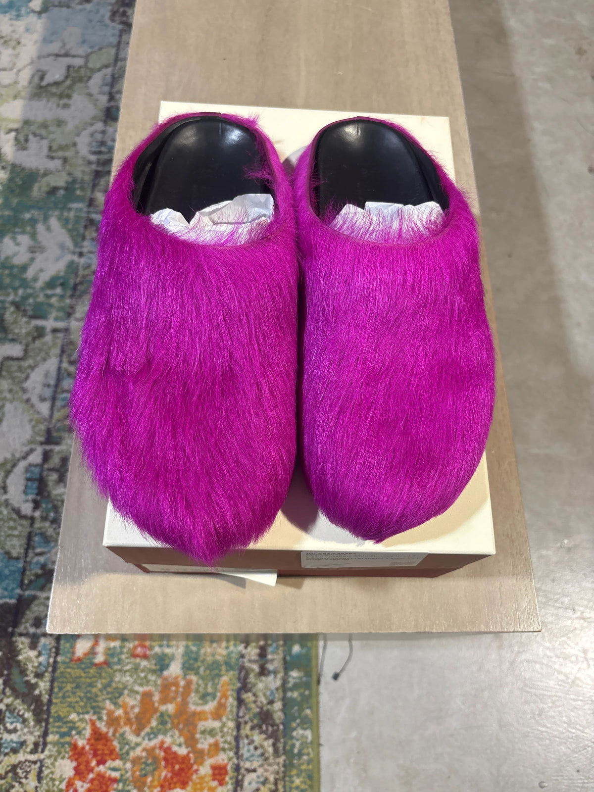 Marni Fussbett Slide Fuchsia Used Sz 12 - Pre-Owned