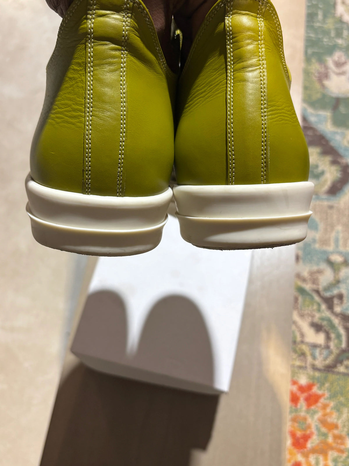 Rick Owens Ramones Green Used Sz 12.5 - Pre-Owned