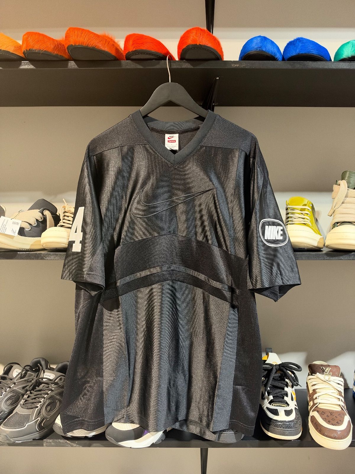 Supreme Nike Football Jersey Black