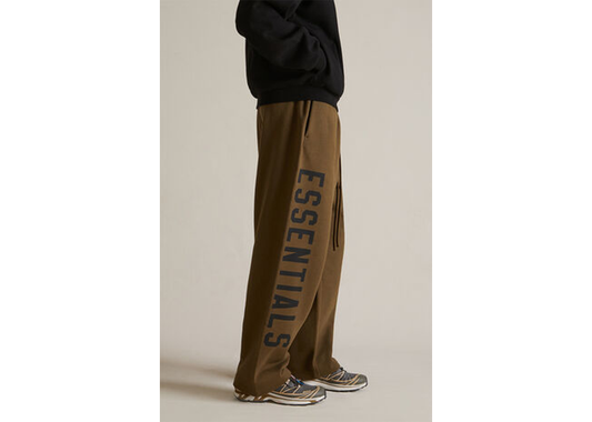 fog essentials fleece relax olive sweat