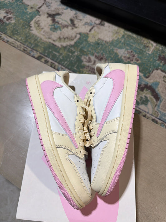 Jordan 1 Retro Low OG SP Travis Scott Shy Pink - Pre-Owned