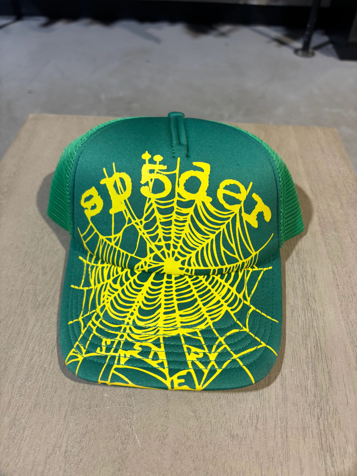 Sp5der Web Cap Yellow/Green