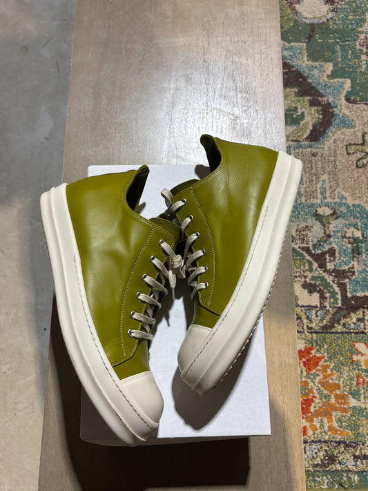 Rick Owens Ramones Green Used Sz 12.5 - Pre-Owned