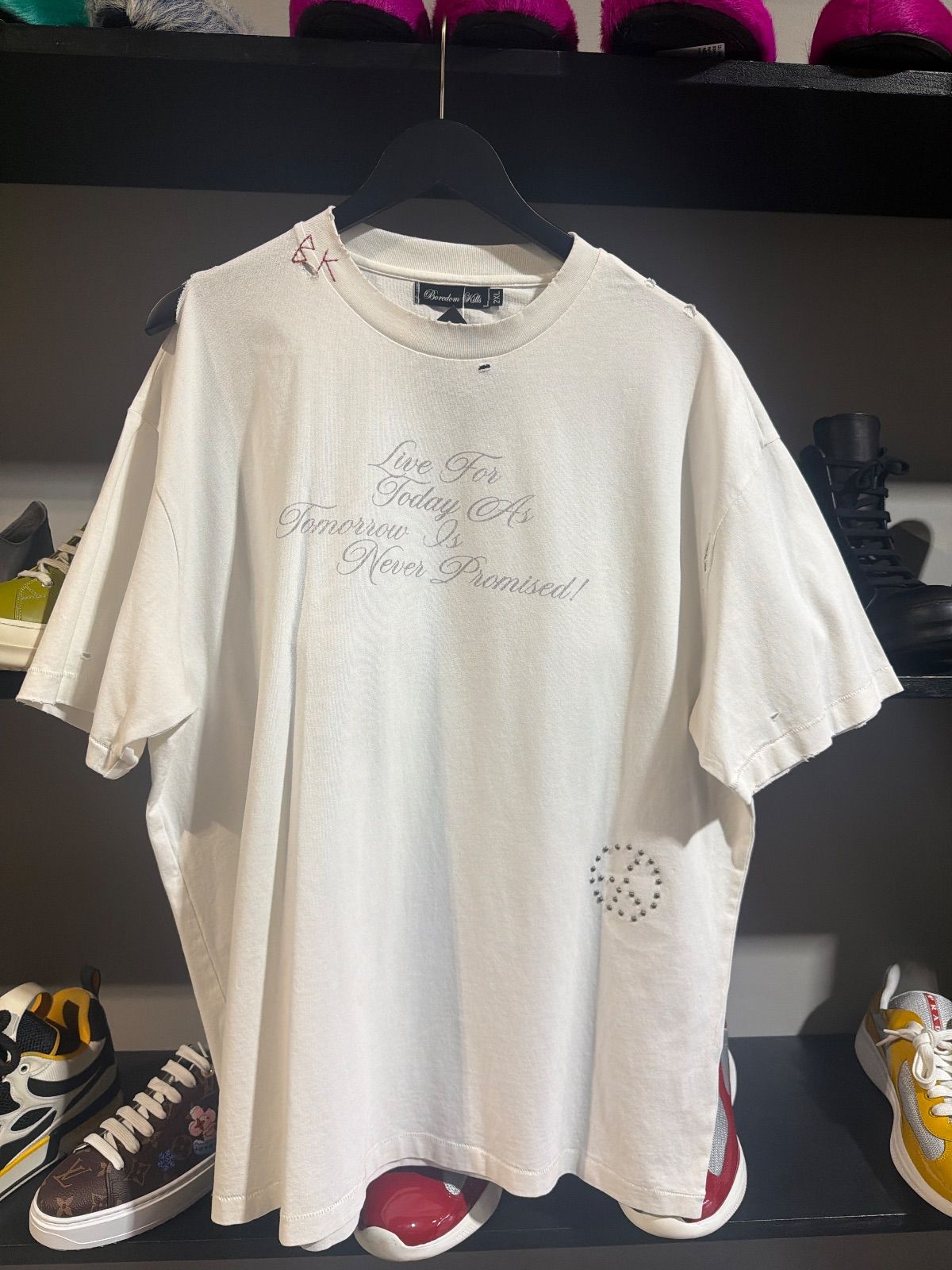 Boredom Kills Live For Today Tee