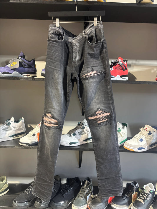 Amiri Mx1 Black/Pink Jeans