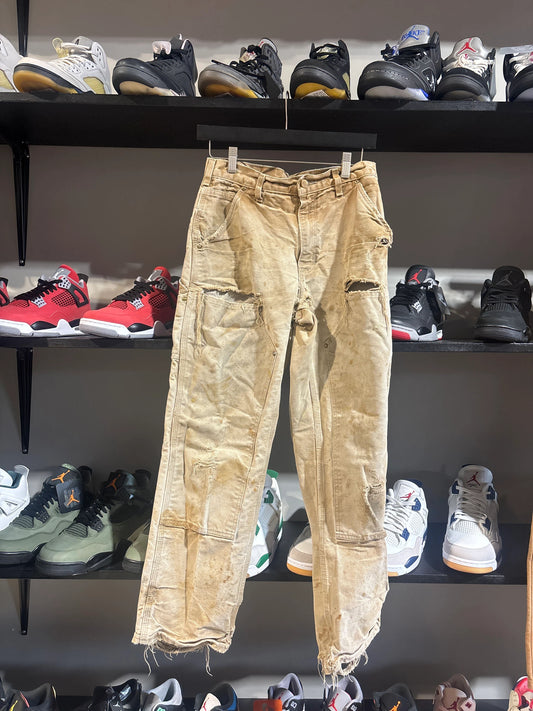 Vintage Carhartt Painter Khaki Double Knee Sz30 - Pre-Owned
