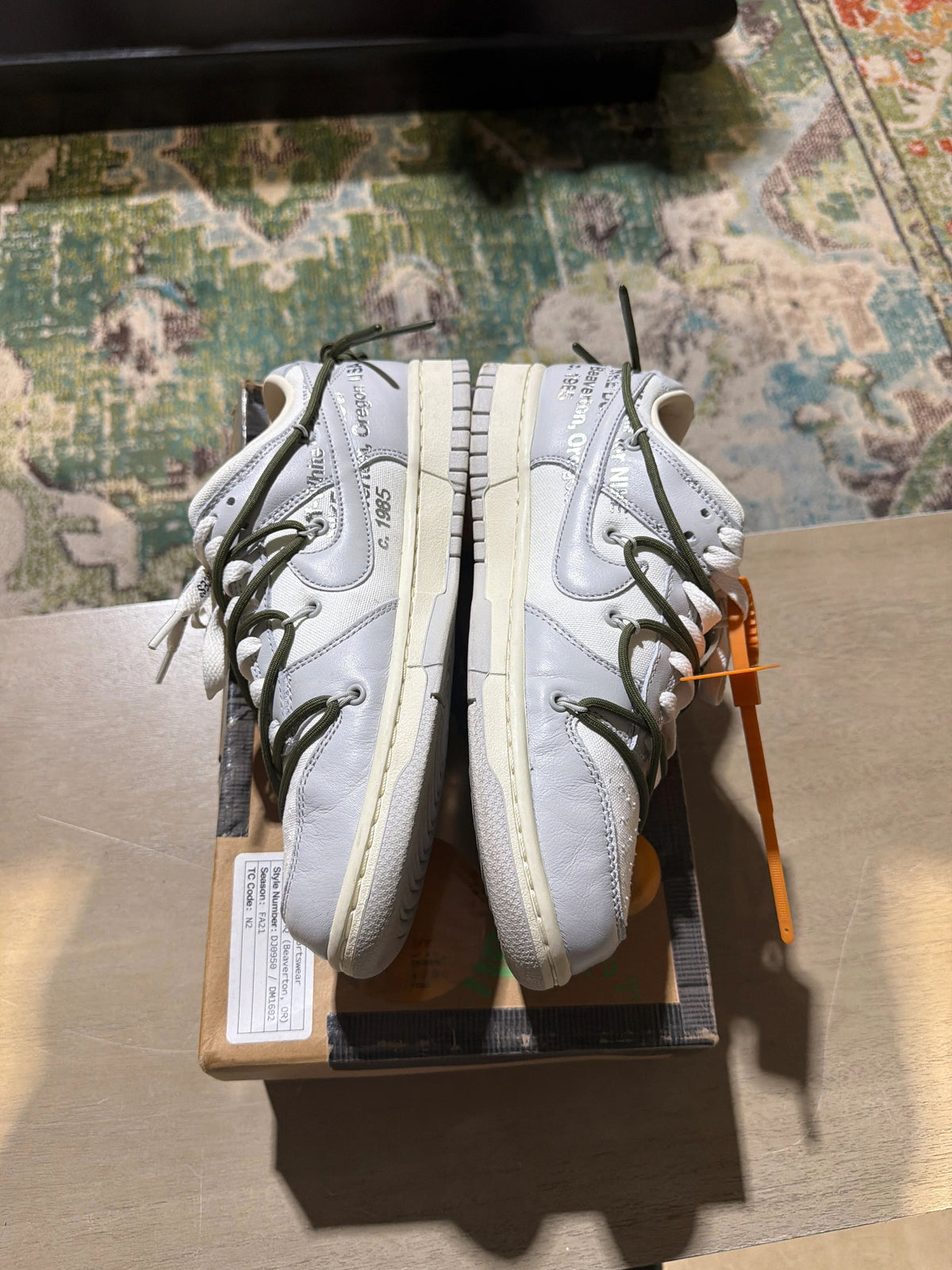 Nike Dunk Low Off-White Lot 22 - Pre-Owned