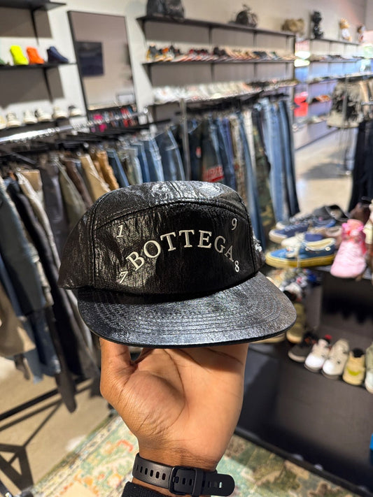 Bottega Desires Black Wax Hat