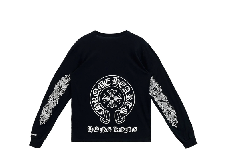 chrome hearts black and white Hong Kong long sleeve