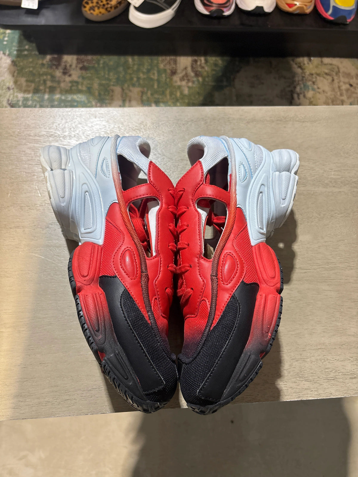 adidas Replicant Ozweego Raf Simons Halo Blue Red - Pre-Owned NB