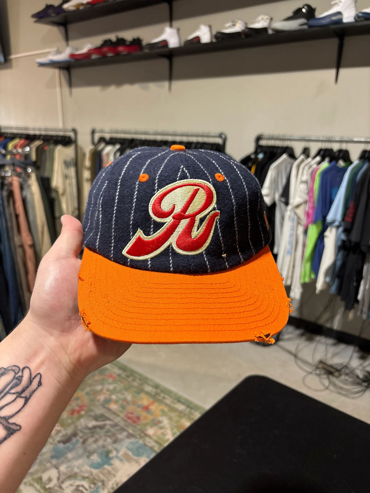 Navy/Orange Gv Gallery Snapback