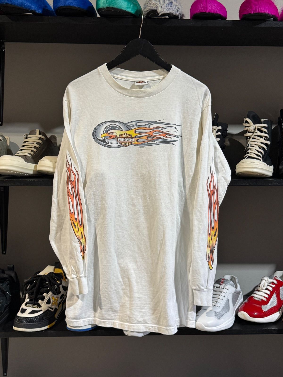 Vintage Harley Davidson Daytona White Longsleeve - Vintage