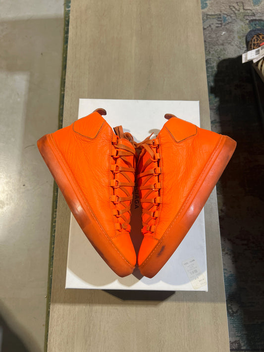 Balenciaga Arenas Orange On Orange Leather - Pre-Owned