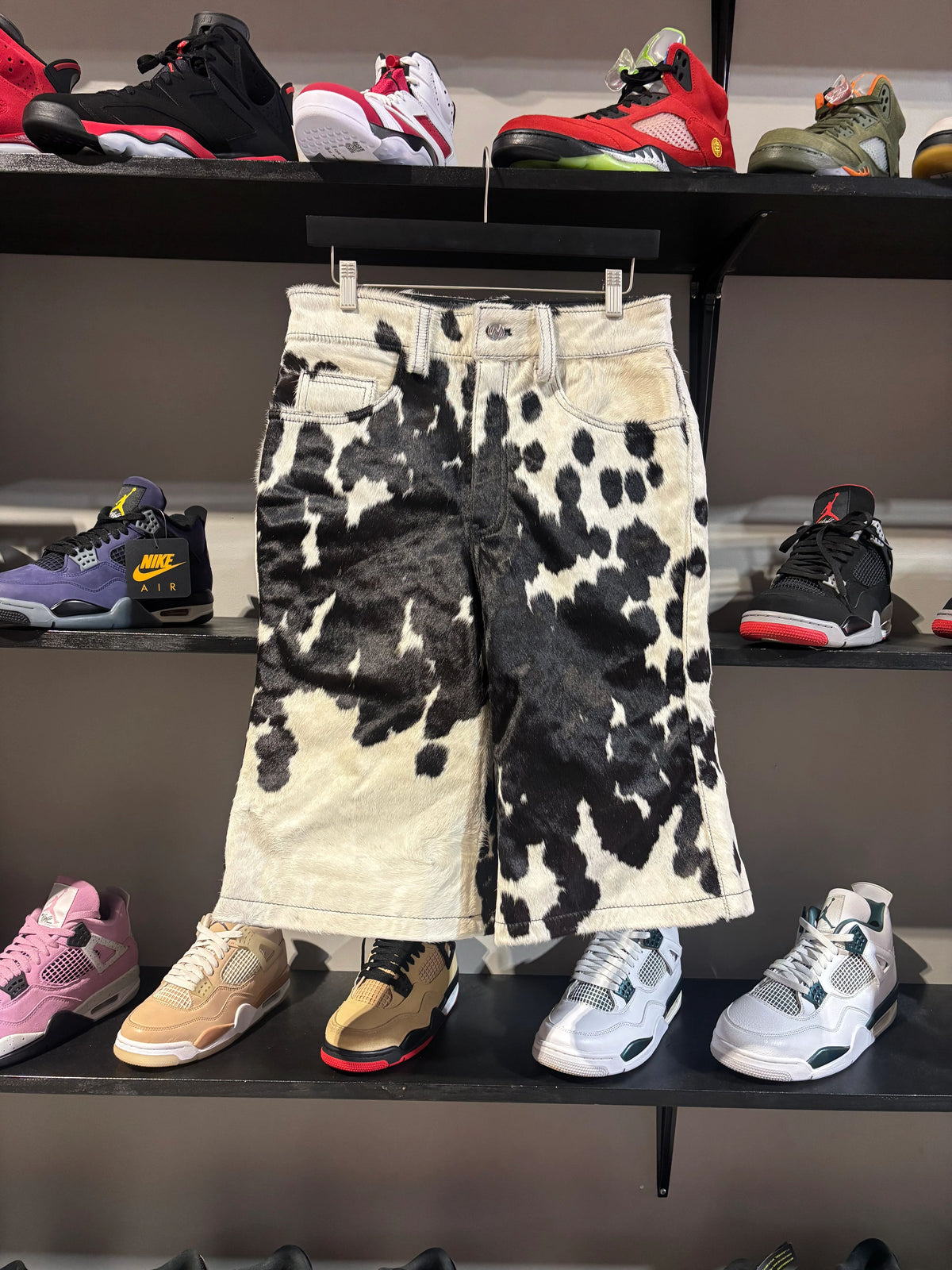 Nyrva Cow Hide Shorts - Pre-Owned