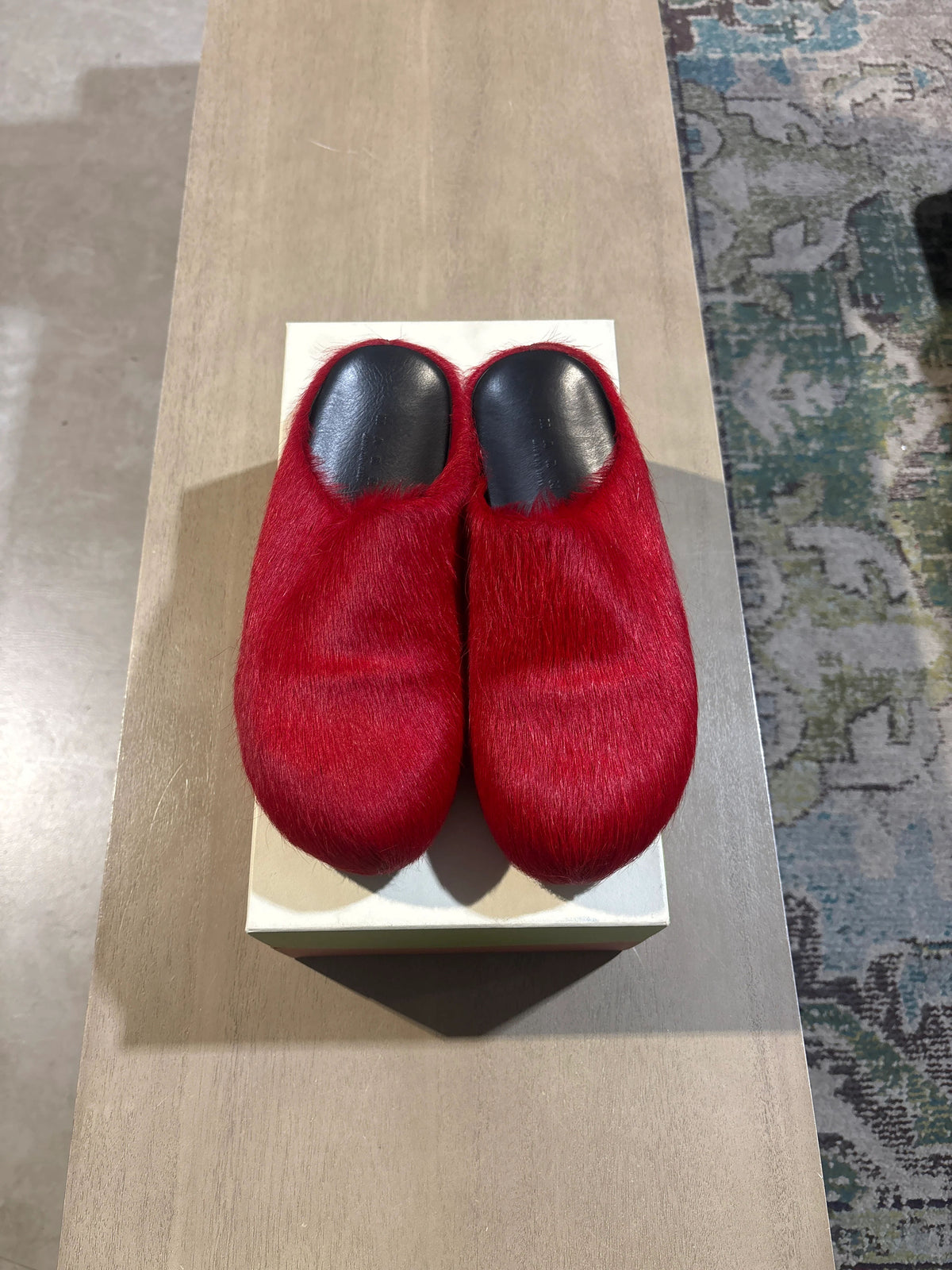 Red Marni Fussbett Used Size 7 - Pre-Owned
