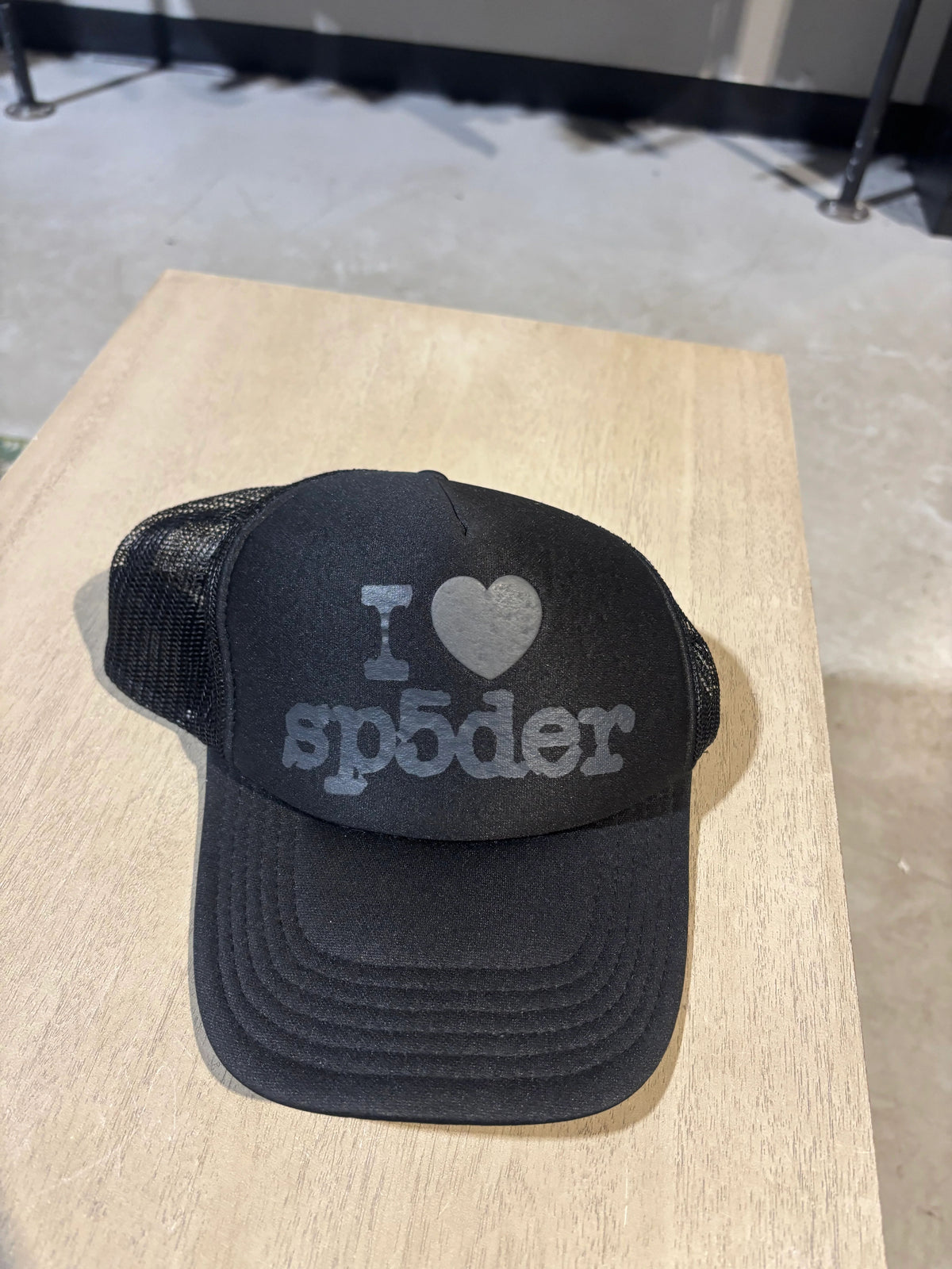I Love Sp5der Cap Black/Black
