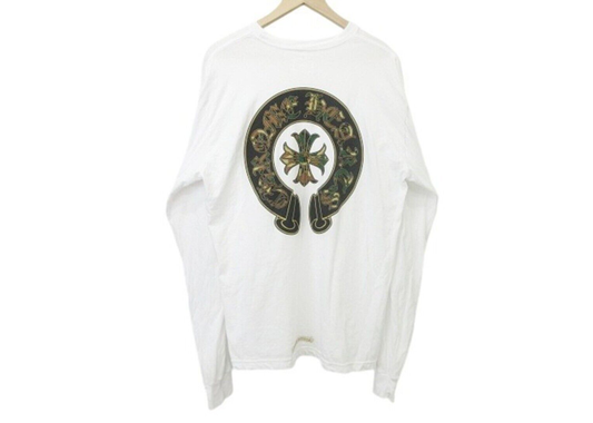 Chrome Hearts White Longsleeve Camo