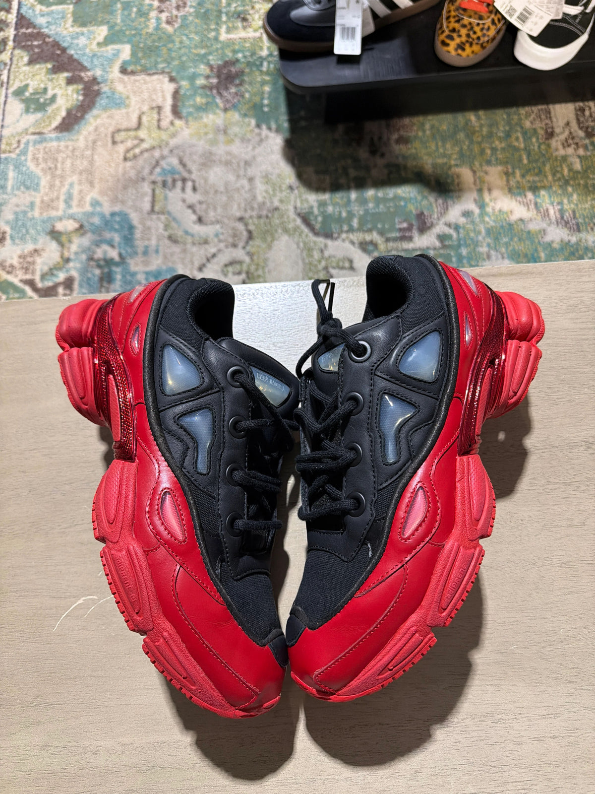 adidas Ozweego 3 Raf Simons Black Scarlet - Pre-Owned