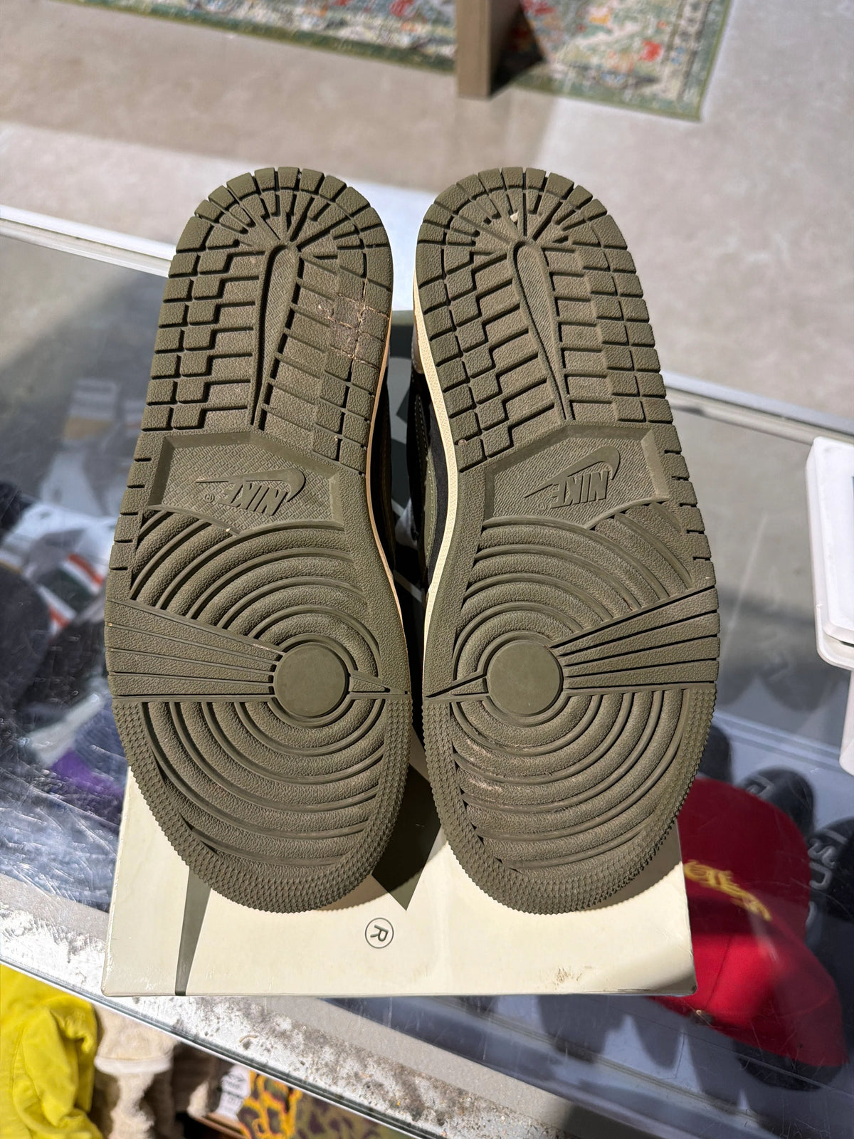 Jordan 1 Retro Low OG SP Travis Scott Olive (Women's) - Pre-Owned