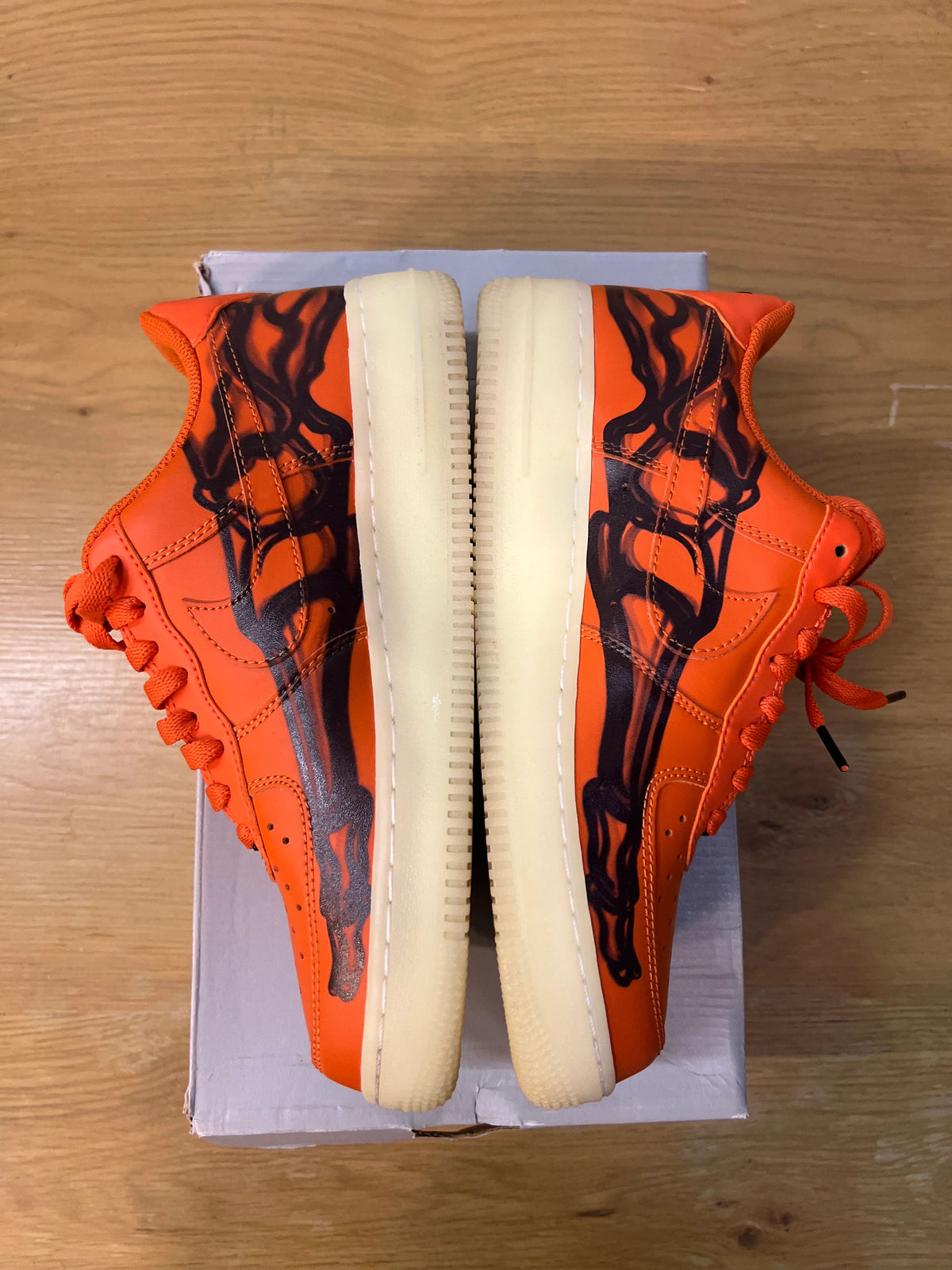 Nike Air Force 1 Low Orange Skeleton Halloween (2020) - Pre-Owned