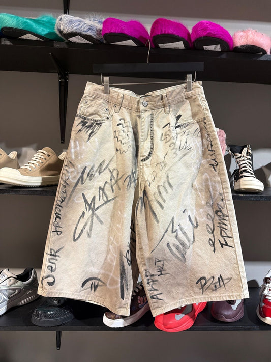 Hmdd Graffiti Khaki 3/4 Short