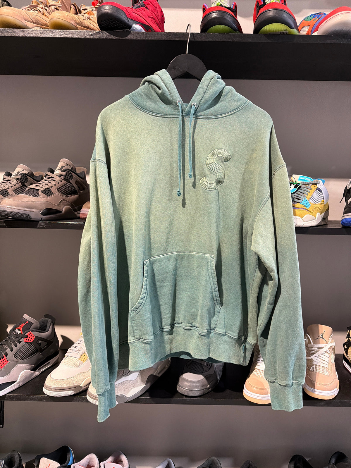 Washed Green Supreme Hoodie