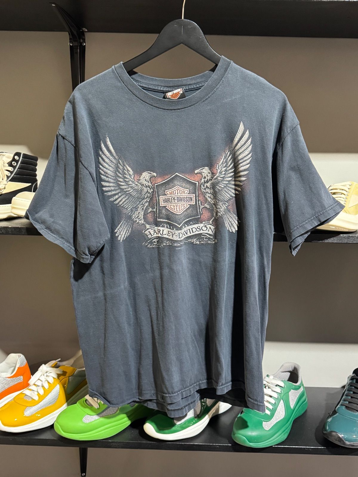 Vintage Harley Smokey Mountain Tee Black - Vintage
