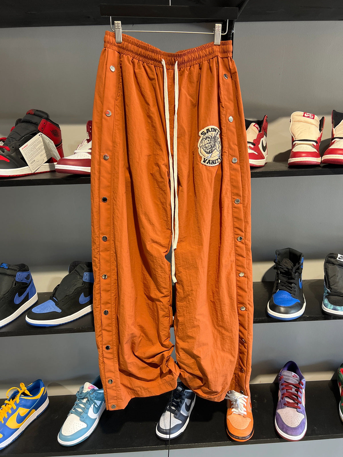 Saint Vanity Orange Nylon Pants