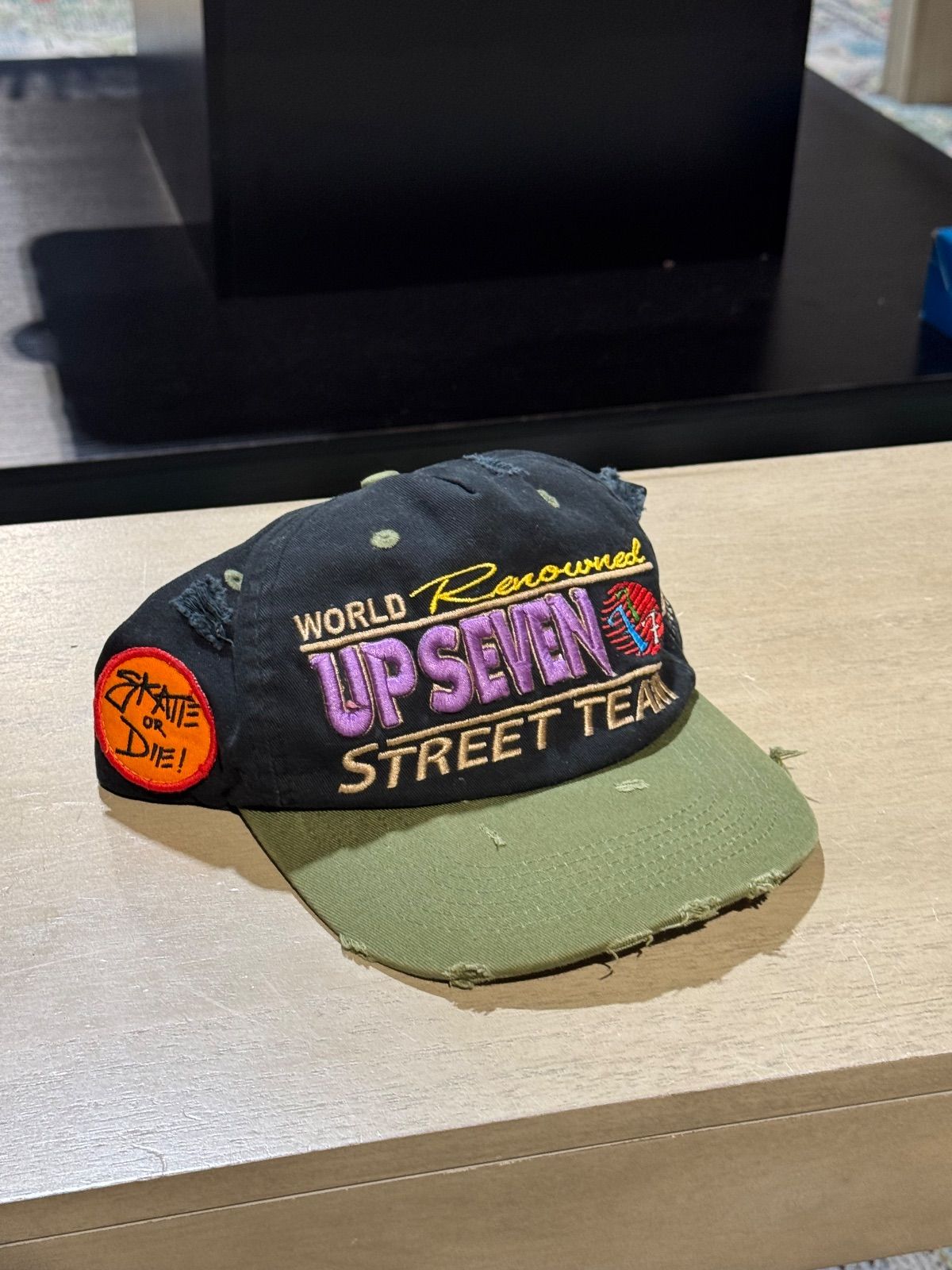 Up7 Skate Snapback Black/Olive
