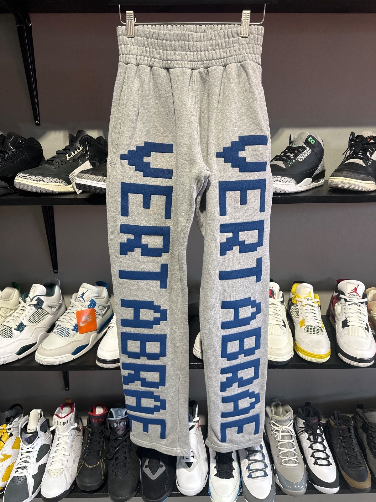 Vertabrae Grey/Blue Double Legged Sweats