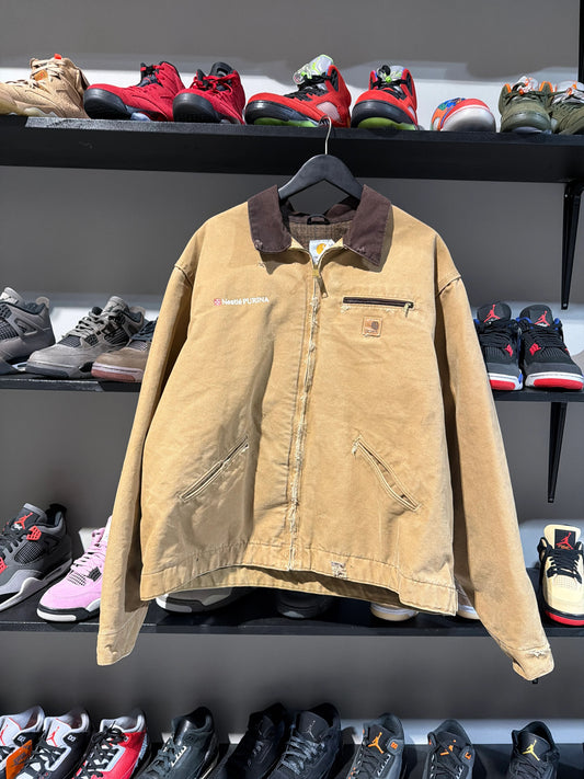 Vintage Khaki Carhartt Nestle Jacket - Pre-Owned