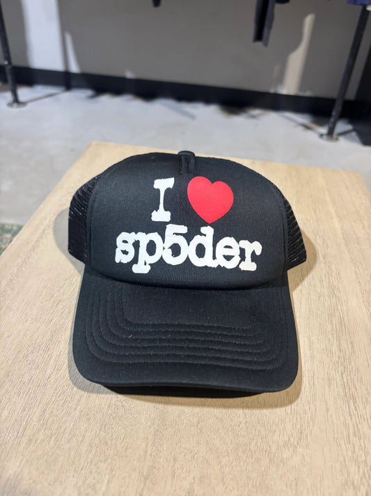 I Love Sp5der Cap Black/Red
