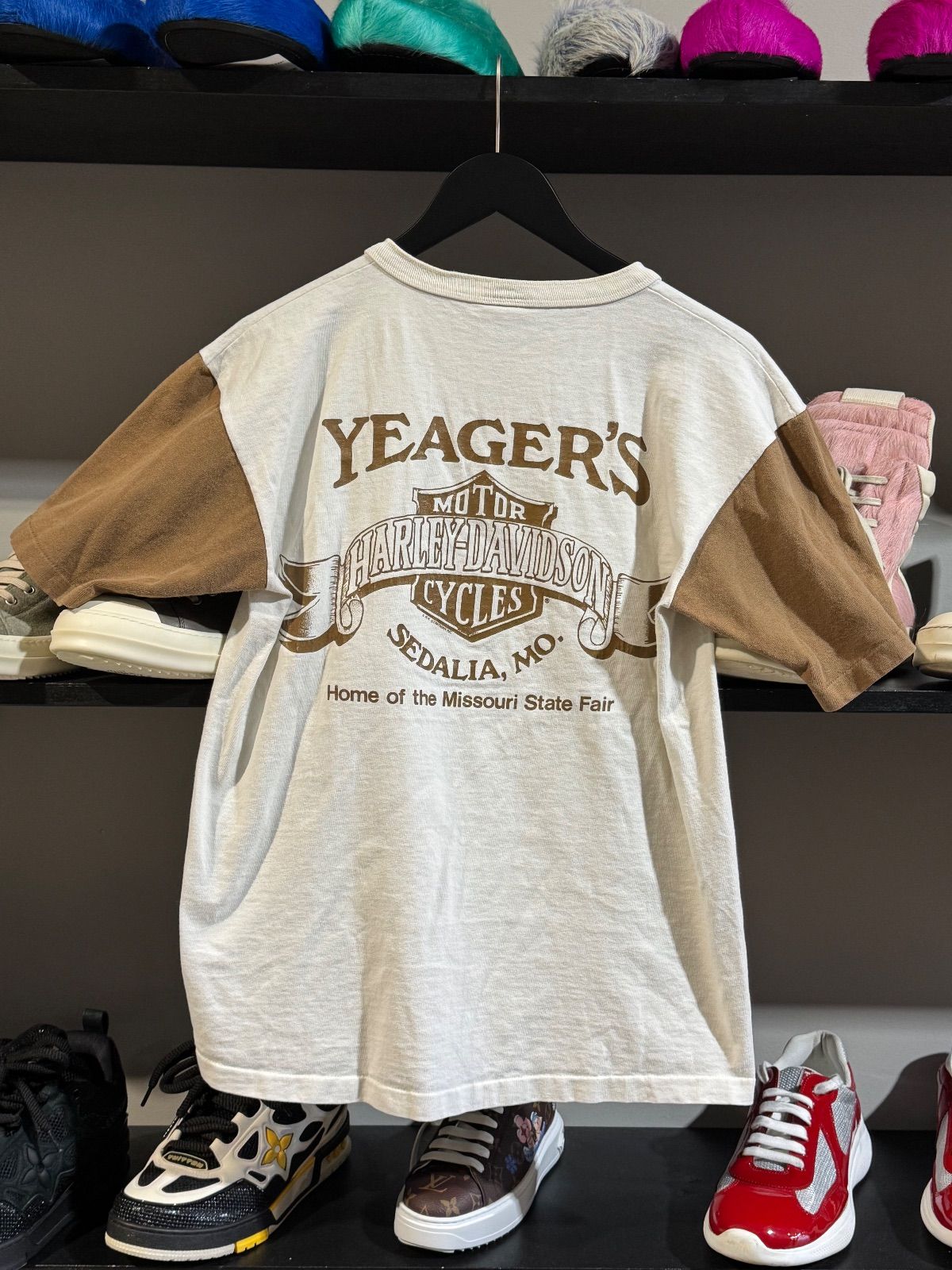 Vintage Harley Davidson Henley Tee - Vintage