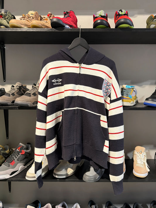 Hmdd Navy White Striped Zipup