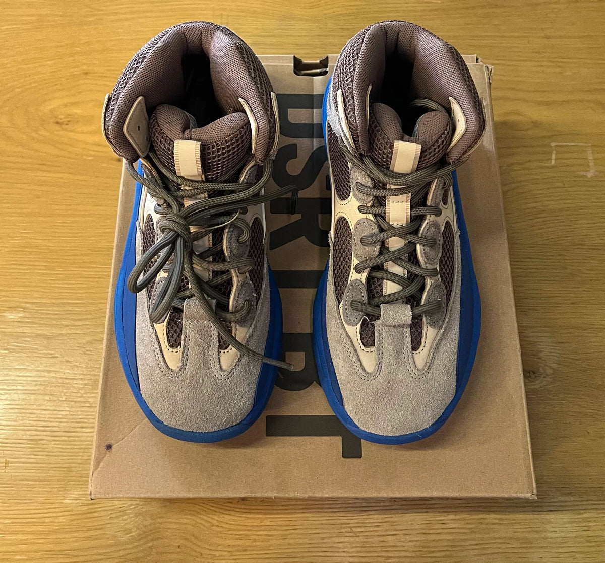 adidas Yeezy Desert Boot Taupe Blue - Pre-Owned