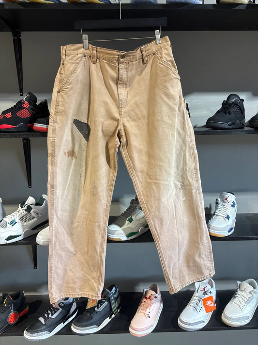 Vintage Light Brown Pants Size 34 - Pre-Owned