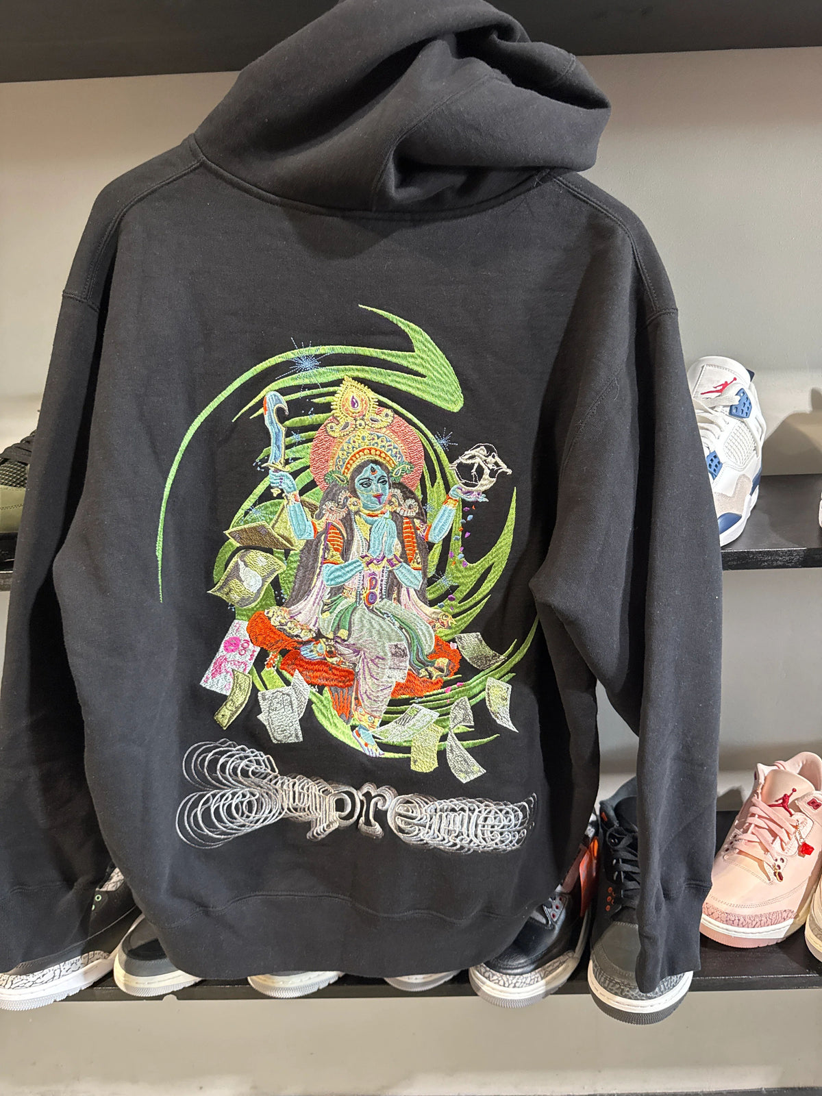 Supreme Lakshmi Black Zip Up Jacket