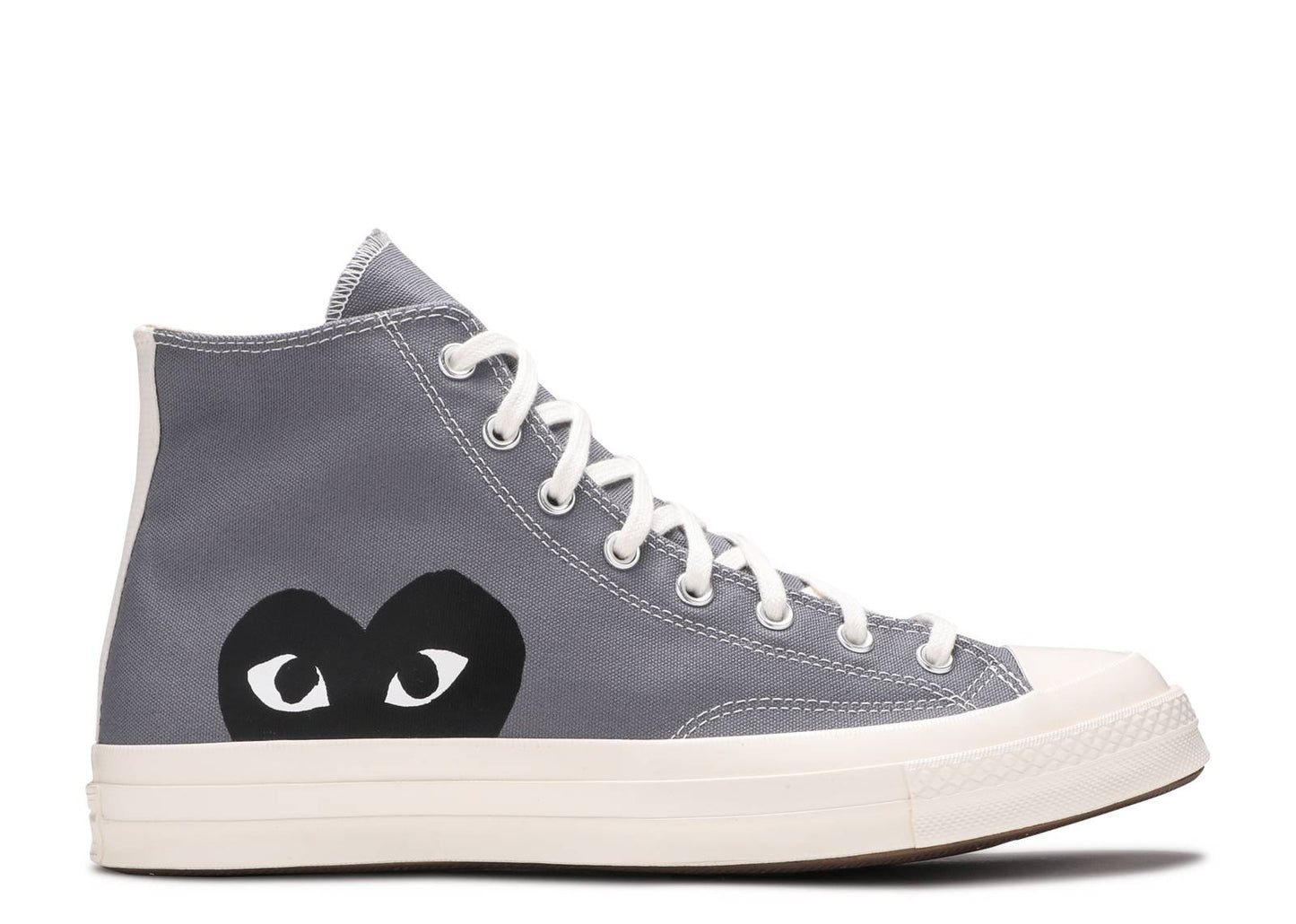 Comme des Garcons PLAY x Chuck 70 High Steel Gray