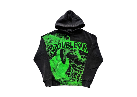 Double K Web Green Hoodie