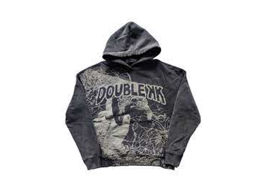 Double K Grey Hoodie